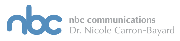 nbc communications. Dr. Nicole Bayard Carron. Logo